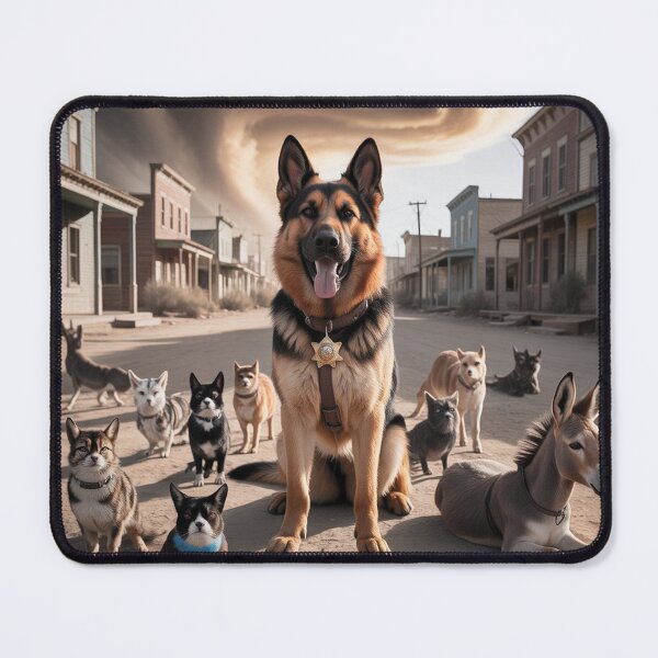 Item preview, The Sheriff Dog and the Old West Town designed and sold by AnGodeSign.