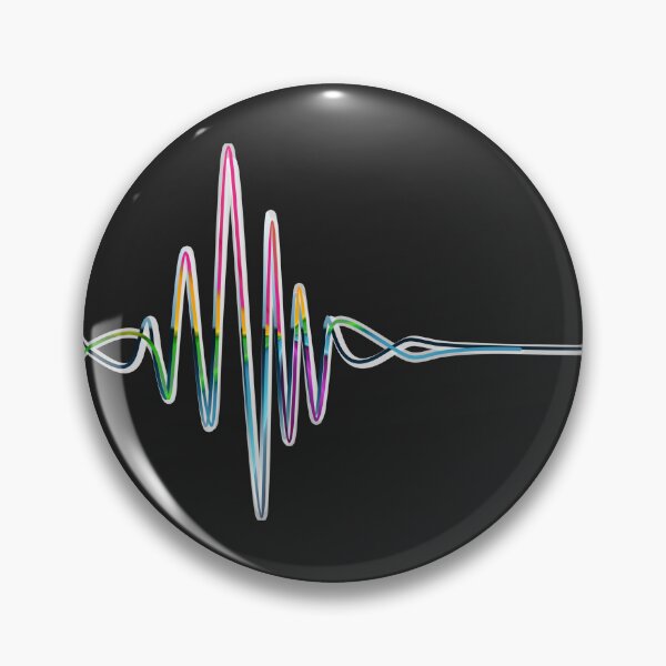 Item preview, Resonance Waveform Sticker – Minimalist Frequency Art for Meditation designed and sold by Resonare.