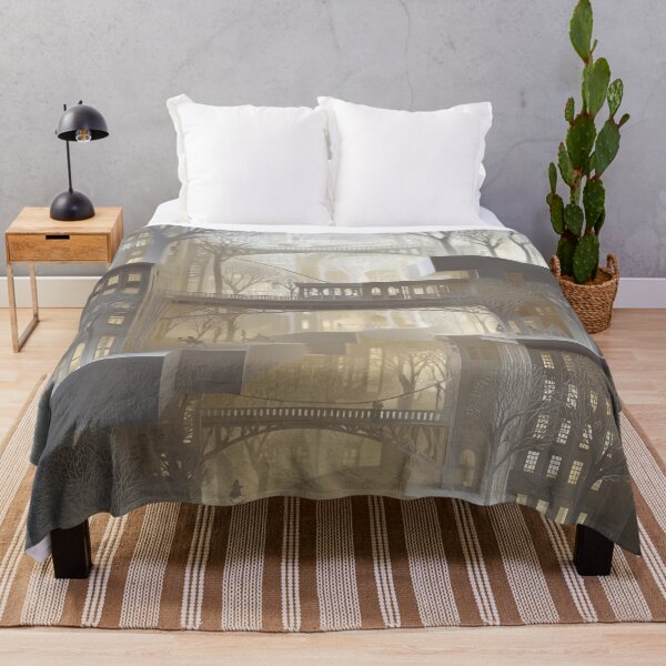 Item preview, Illuminated Paper Diorama Cityscape with Trees and Bridges designed and sold by ArgentoArt.