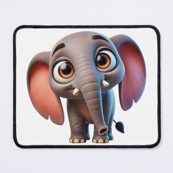 Item preview, Adorable African Bush Elephant designed and sold by Sillytoe.
