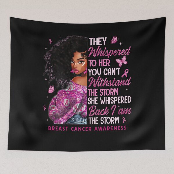 Item preview, They Whispered To her you can't withstand the storm Black Woman  designed and sold by BASKF.