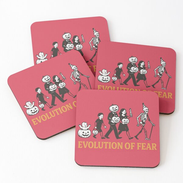 Item preview, Evolution of Fear – Spooky Halloween Aging Parody designed and sold by kornkobart.