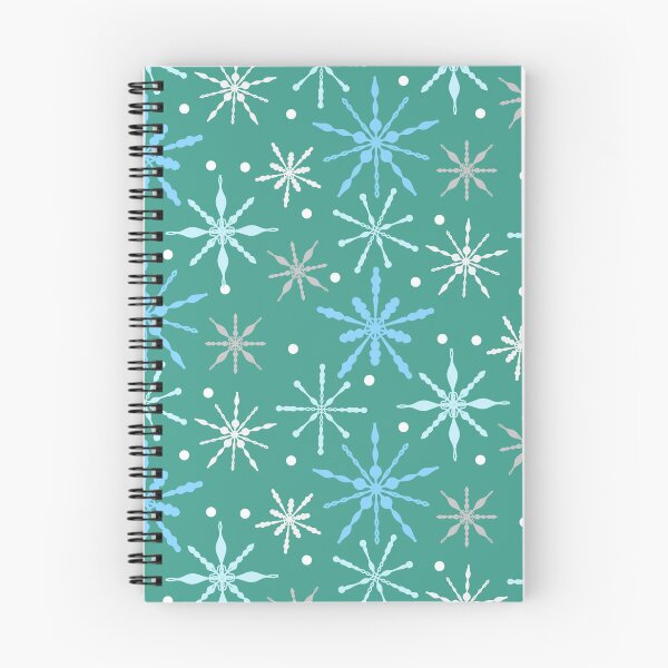 Item preview, Snow Flakes Pattern in Aqua designed and sold by designsbyklm.