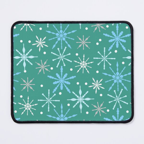 Item preview, Snow Flakes Pattern in Aqua designed and sold by designsbyklm.