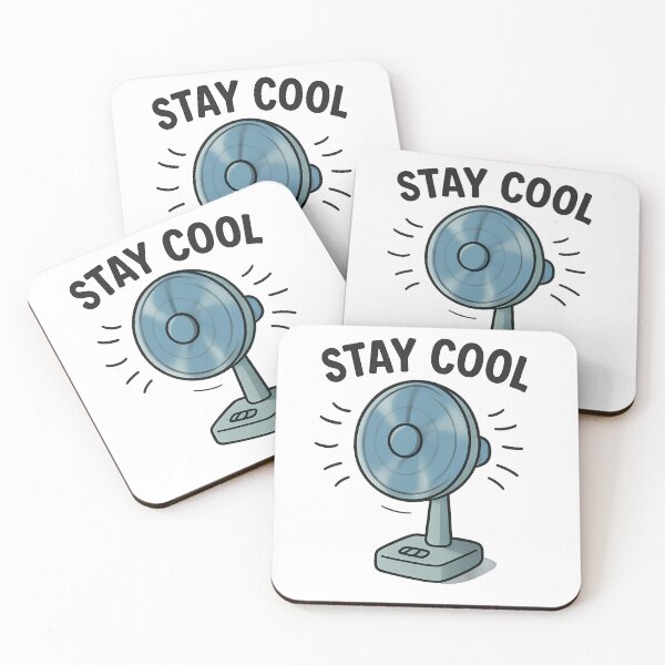 Item preview, Stay Cool – Funny Office Fan Design designed and sold by Jack’s Shirts Craft.