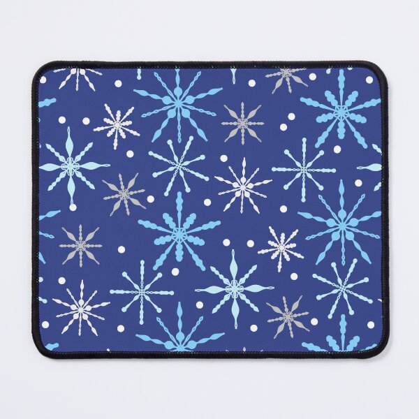 Item preview, Snow Flakes Pattern in Dark Blue designed and sold by designsbyklm.