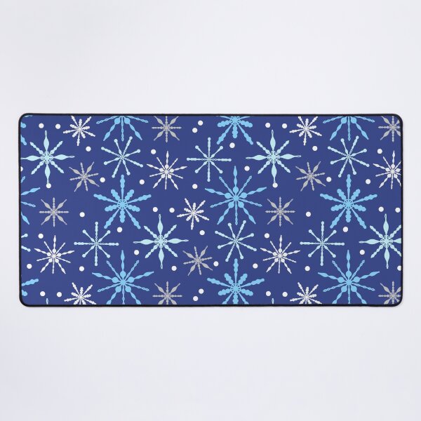 Item preview, Snow Flakes Pattern in Dark Blue designed and sold by designsbyklm.