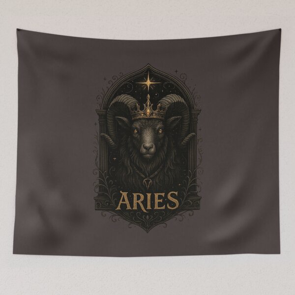 Item preview, Gothic Aries Zodiac Sign designed and sold by NoirAuraX.