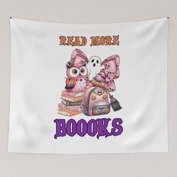 Item preview, Read More Boooks Cute Halloween Graphic Design designed and sold by SasscDesigns.