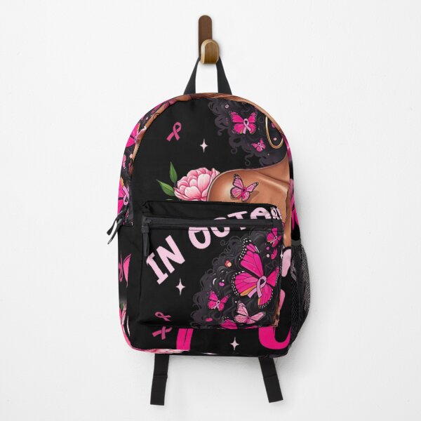 Item preview, In October We Wear Pink Breast Cancer Awareness Black Girl designed and sold by BASKF.