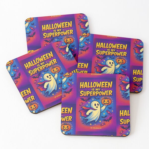 Item preview, Halloween is My Superpower — Urban Ghost with Pumpkin. By COLORALMY designed and sold by Coloralmy.