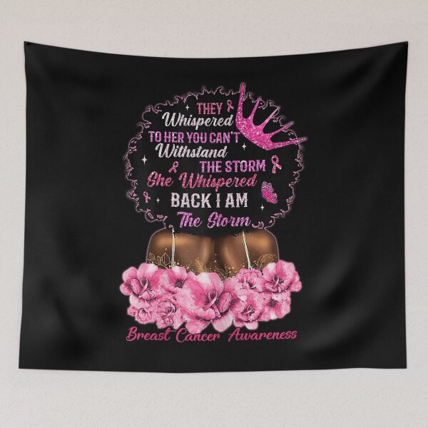 Item preview, In October We Wear Pink Breast Cancer Awareness Black Woman  designed and sold by BASKF.