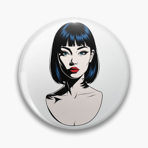 Item preview, Modern vector female portrait with bold contrasts designed and sold by Ovitees.