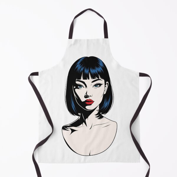 Item preview, Modern vector female portrait with bold contrasts designed and sold by Ovitees.