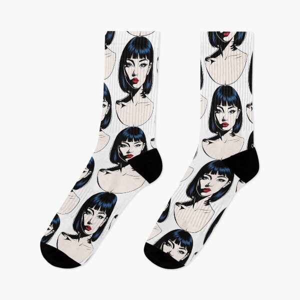 Item preview, Modern vector female portrait with bold contrasts designed and sold by Ovitees.
