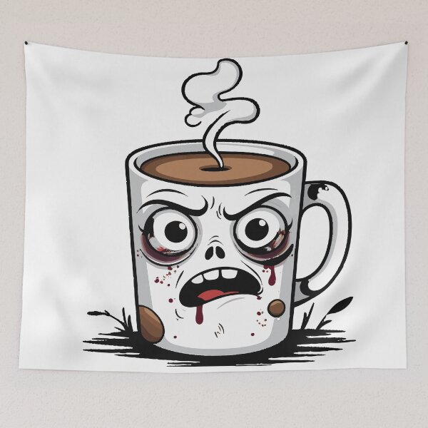 Artikelvorschau, Zombie-Kaffeetasse entworfen und verkauft von pehhappy.