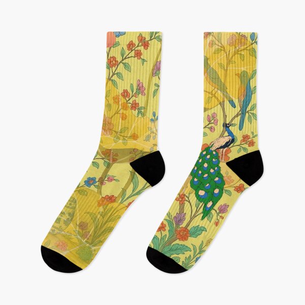 Item preview, Copy of Pastel yellow chinoiserie garden designed and sold by Sugar Wisdom .