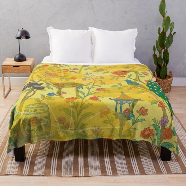 Item preview, Copy of Pastel yellow chinoiserie garden designed and sold by Sugar Wisdom .