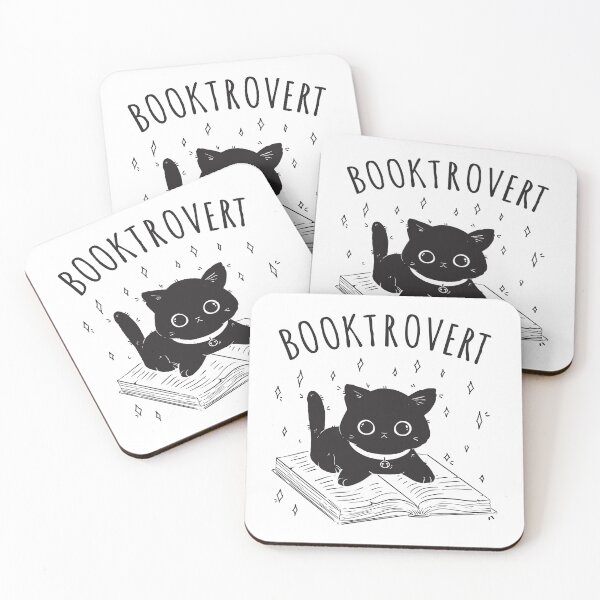 Item preview, Booktrovert cat with book and stars designed and sold by HandicraftArt.