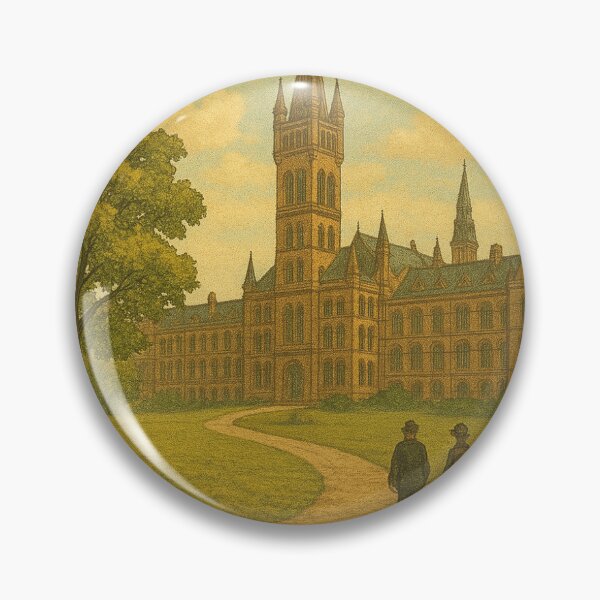 Item preview, Glasgow University Historical Scene designed and sold by pastinprint.