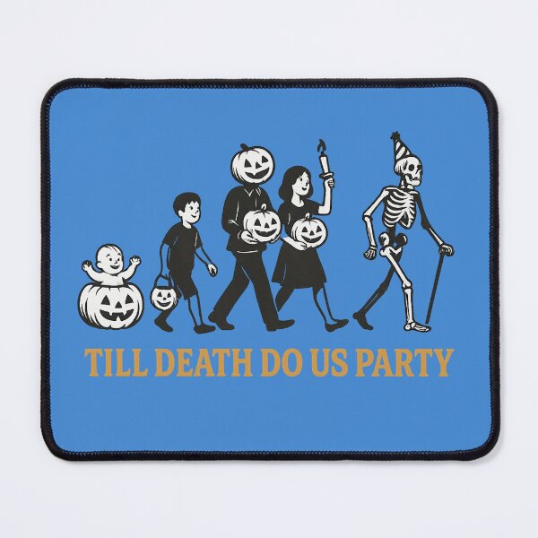 Item preview, Till Death Do Us Party – Halloween Evolution Parody Costume Humor designed and sold by kornkobart.