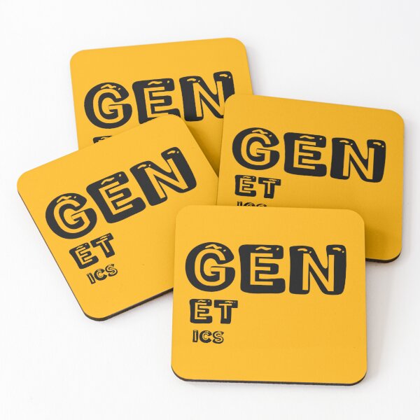Item preview, Genetics Science Topics Typography For Science Lovers designed and sold by MsArtyCrafts.