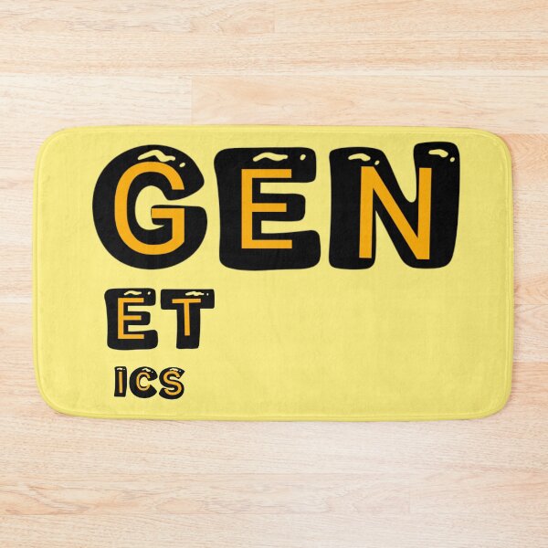 Item preview, Genetics Science Topics Typography For Science Lovers designed and sold by MsArtyCrafts.