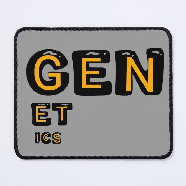 Item preview, Genetics Science Topics Typography For Science Lovers designed and sold by MsArtyCrafts.