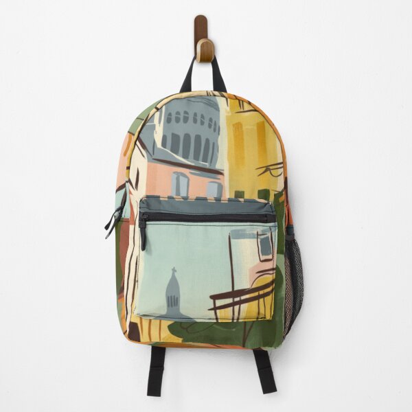 Item preview, Montmartre Paris Streetscape |  Vibrant Travel Art Poster. By Carraann designed and sold by CARRAANN.