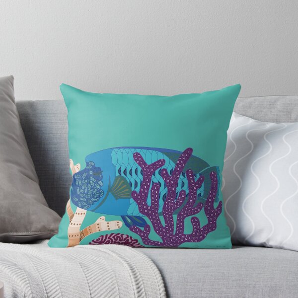 Item preview, Fish Wrasse with Coral Genuine Aboriginal Art 1 designed and sold by wigilwigil.