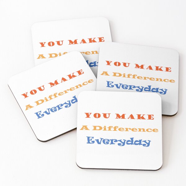 Item preview, Inspirational "You Make A Difference" Quote designed and sold by Apex Designs.