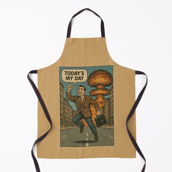 Item preview, Today’s My Day – 1950s Comic Businessman with Atomic Blast designed and sold by Maljonic.