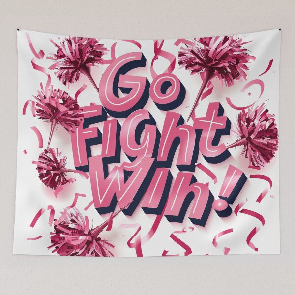 Item preview, Pom-Poms & Pep: Go Fight Win! designed and sold by ArgentoArt.