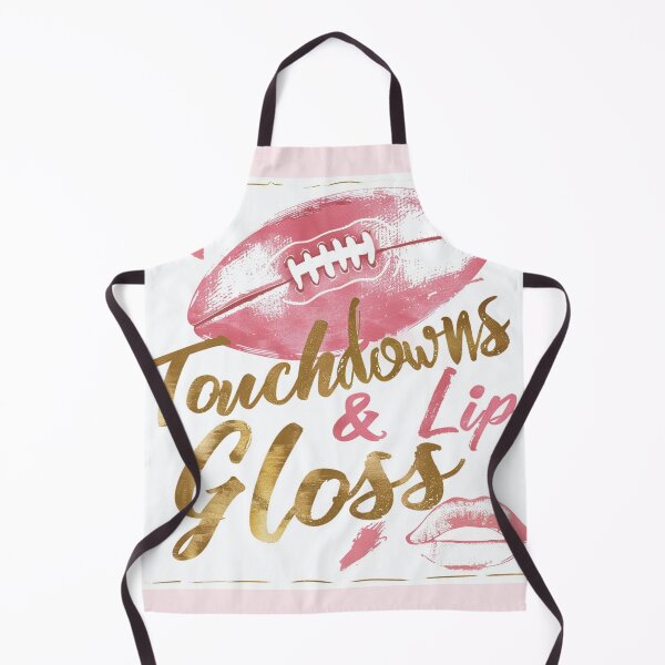Item preview, Touchdowns & Lip Gloss Football Design designed and sold by ArgentoArt.