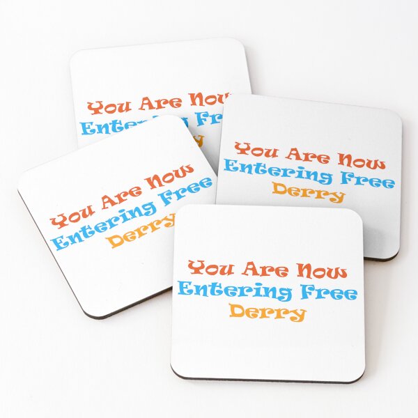 Item preview, You Are Now Entering Free Derry designed and sold by Apex Designs.