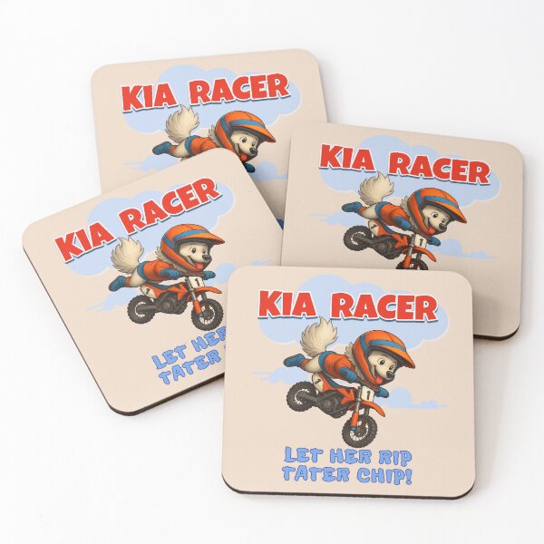 Item preview, Kia Racer - Let Her Rip Tater Chip! designed and sold by ArtRoyal13.