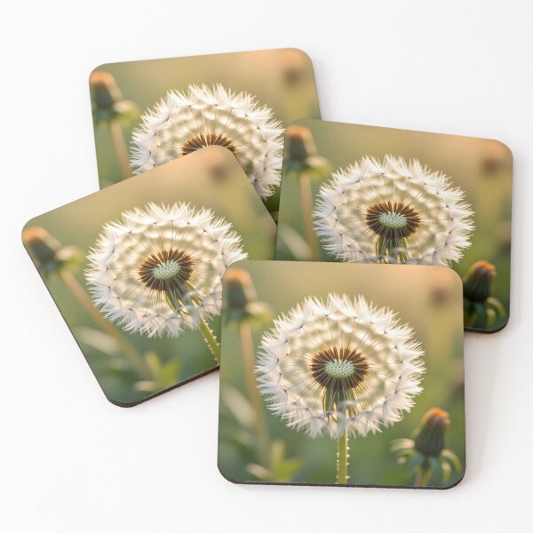 Item preview, Dreamy Dandelion Seed Head Close-Up with Soft Blurred Background designed and sold by EmeraldeaArt.