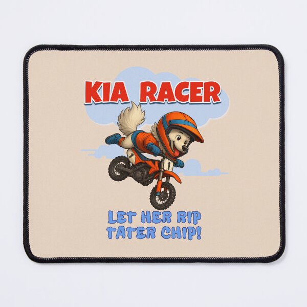 Item preview, Kia Racer - Let Her Rip Tater Chip! designed and sold by ArtRoyal13.