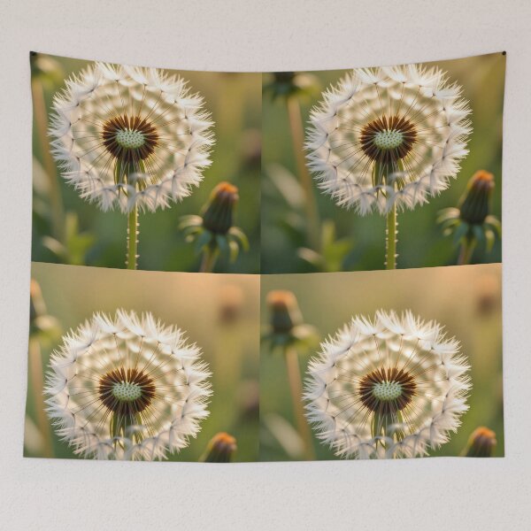 Item preview, Dreamy Dandelion Seed Head Close-Up with Soft Blurred Background designed and sold by EmeraldeaArt.