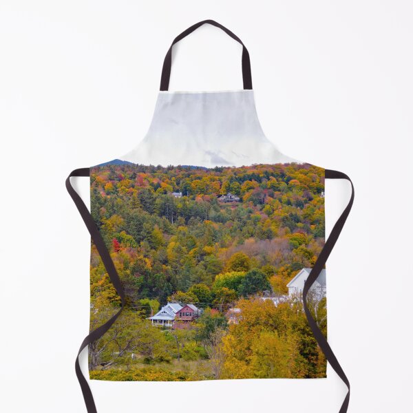 Item preview, Stowe, Vermont, Community Church in Autumn designed and sold by Catherine Sherman.