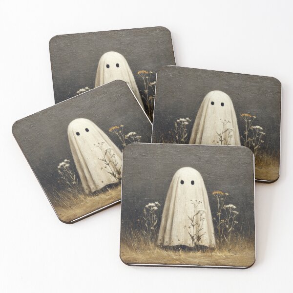 Item preview, Ghost With flowers designed and sold by MendaciousMina.