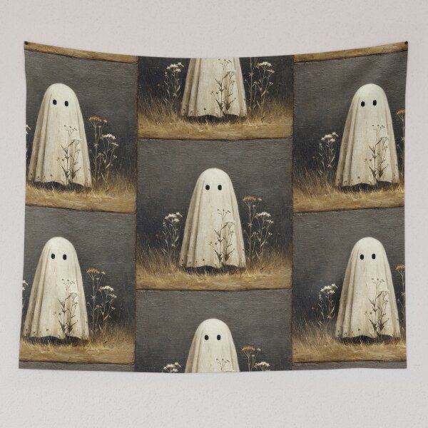 Item preview, Ghost With flowers designed and sold by MendaciousMina.