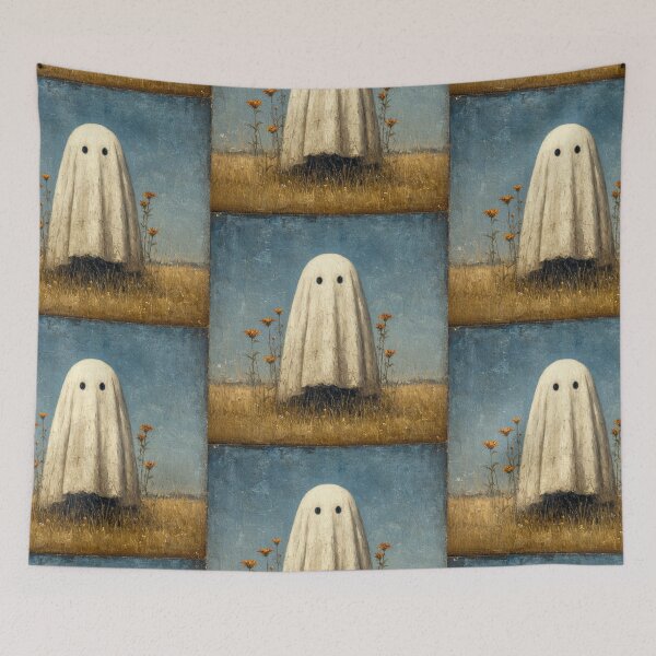 Item preview, Ghost With flowers designed and sold by MendaciousMina.