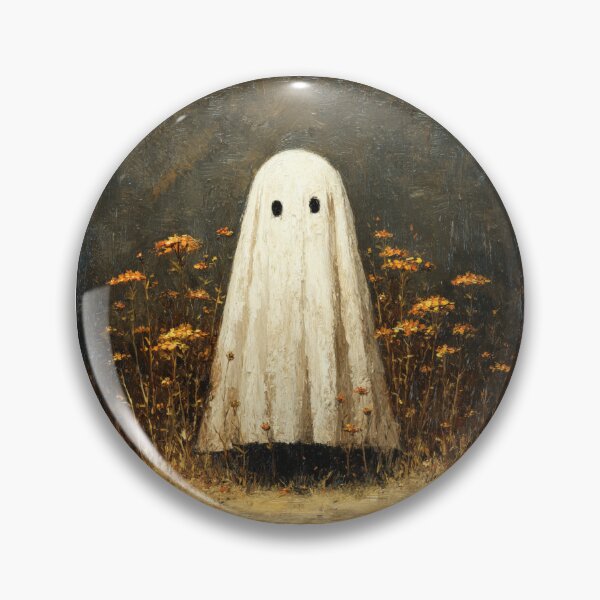 Item preview, Ghost With flowers designed and sold by MendaciousMina.