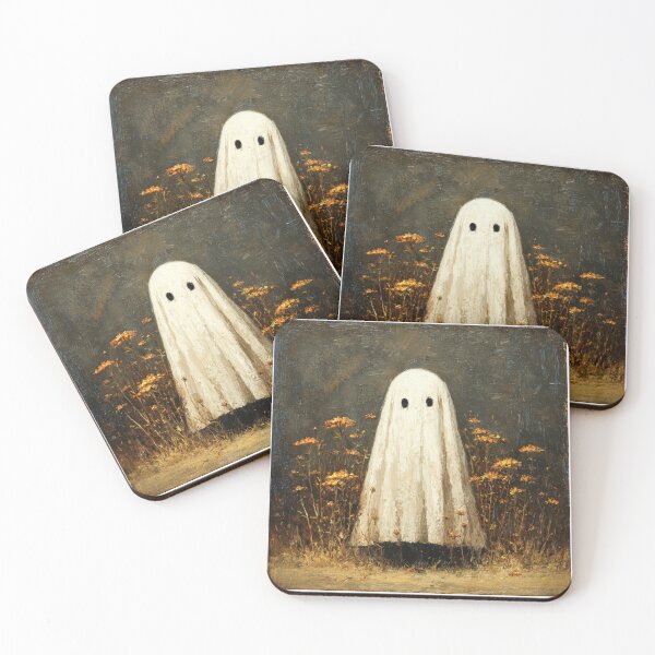Item preview, Ghost With flowers designed and sold by MendaciousMina.