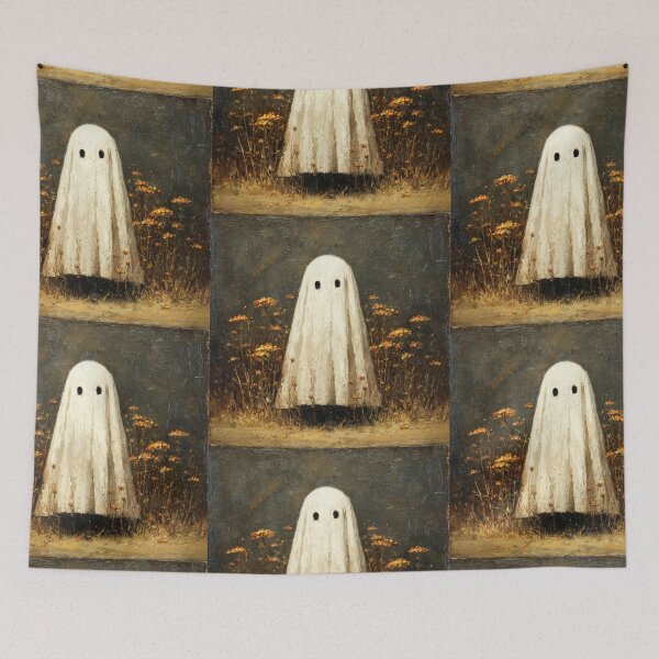 Item preview, Ghost With flowers designed and sold by MendaciousMina.