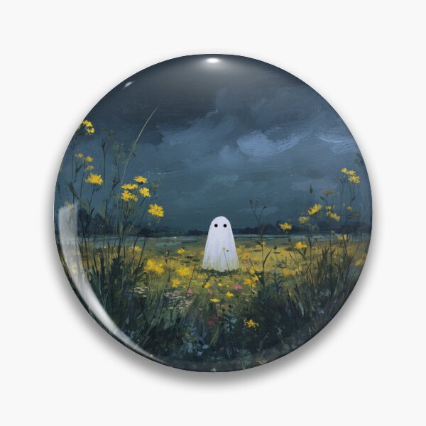 Item preview, Ghost in a field designed and sold by MendaciousMina.