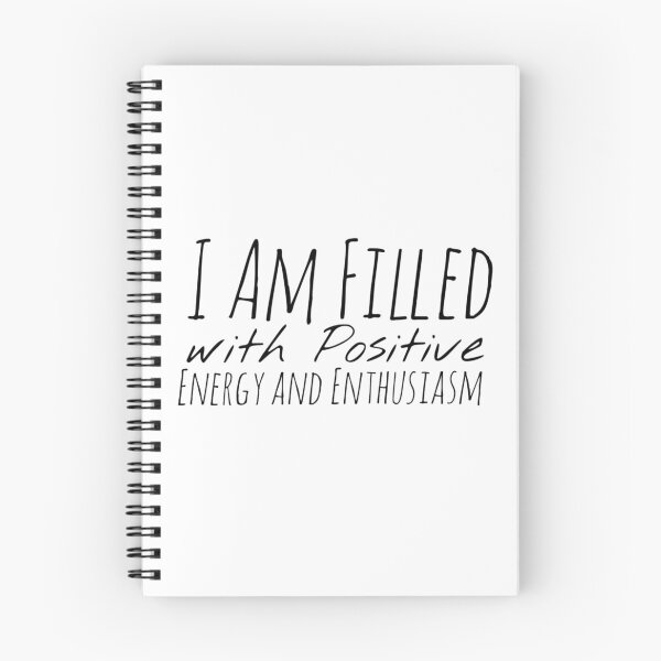 Item preview, I Am Filled with Positive Energy and Enthusiasm – Energy Affirmation designed and sold by Camila  Ardila.