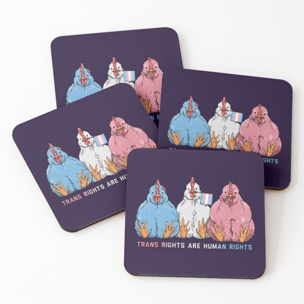 Item preview, Trans Rights are Human Rights Chickies designed and sold by Art by Veya.