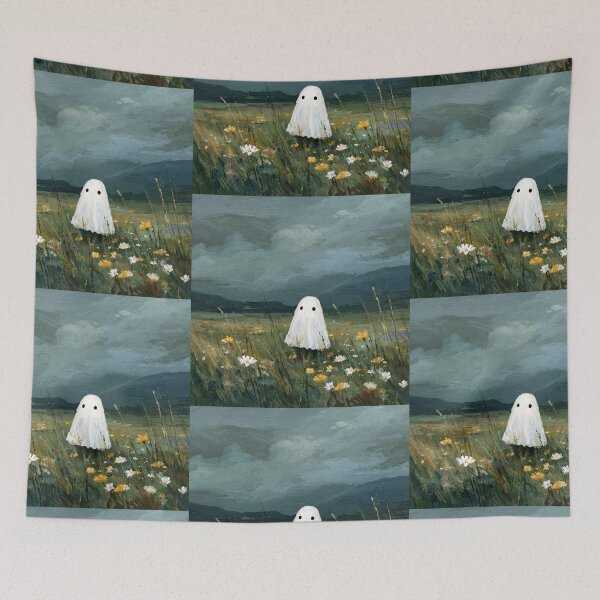 Item preview, Ghost in a field designed and sold by MendaciousMina.